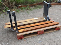 Partij palletvorken vetter 4 stuks voor heftrucks - afbeelding 1 van  1