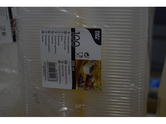 Partij plastic bakjes en deksels - afbeelding 2 van  4