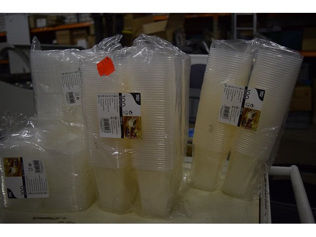 Partij plastic bakjes en deksels - afbeelding 4 van  4