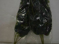 Partij plastieken decoratie bladeren - afbeelding 1 van  3