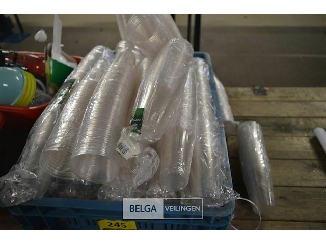 Partij plastieken drinkbekers - afbeelding 2 van  2