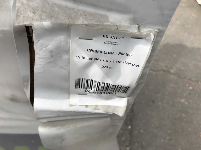Partij plinten 275 lm crema luna - afbeelding 3 van  3