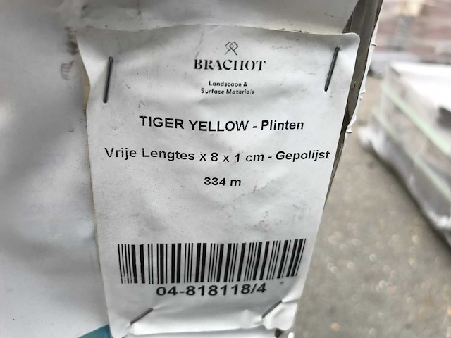 Partij plinten 334lm yellow tiger - afbeelding 3 van  3