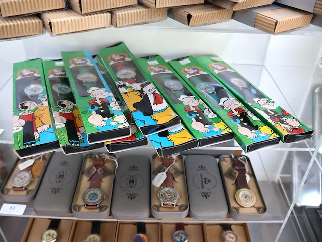 Partij popeye horloge (x9) - afbeelding 1 van  4