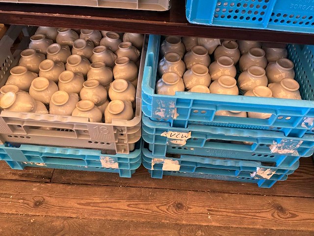 Partij porselein potjes - afbeelding 3 van  5