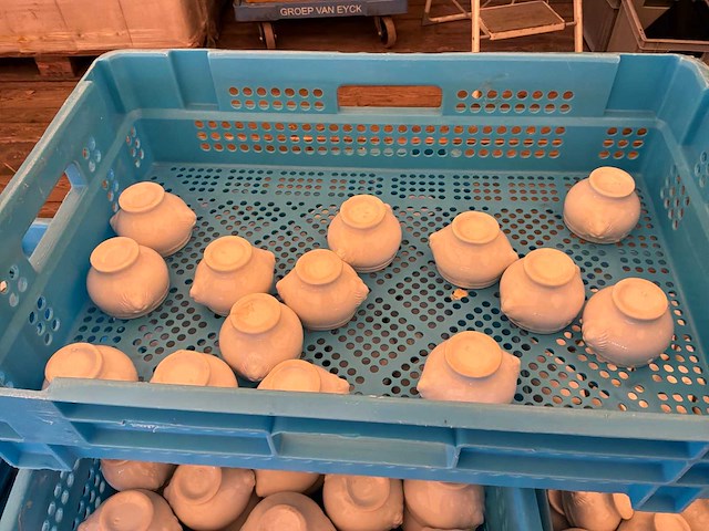 Partij porselein potjes - afbeelding 5 van  5