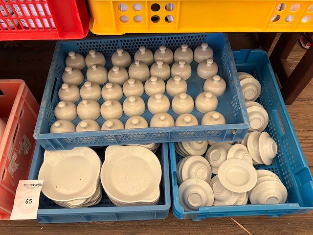 Partij porselein - afbeelding 1 van  4