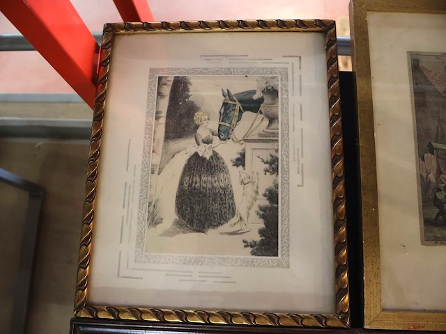 Partij prenten in kader - afbeelding 6 van  7