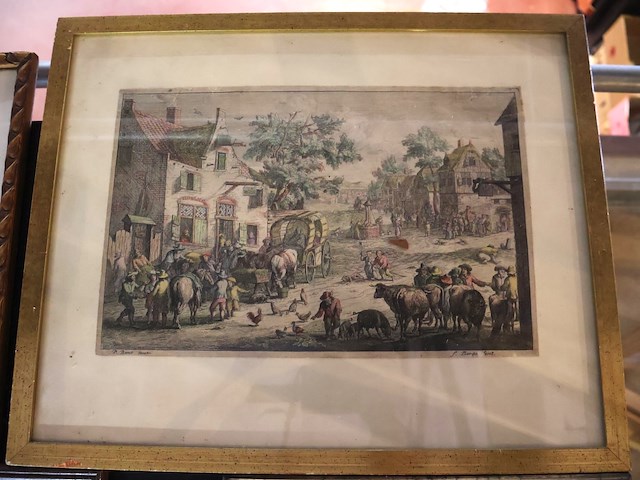 Partij prenten in kader - afbeelding 7 van  7
