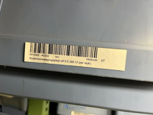 Partij profielbevestigingen, ankers en machinehandwielen - afbeelding 4 van  119