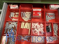 Partij profielbevestigingen, ankers en machinehandwielen - afbeelding 43 van  119