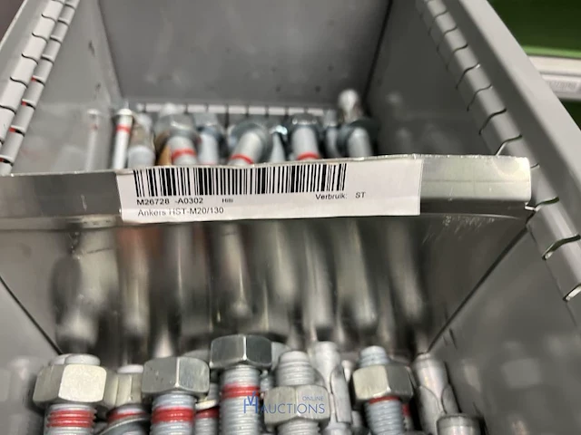 Partij profielbevestigingen, ankers en machinehandwielen - afbeelding 64 van  119