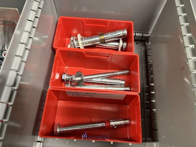 Partij profielbevestigingen, ankers en machinehandwielen - afbeelding 68 van  119