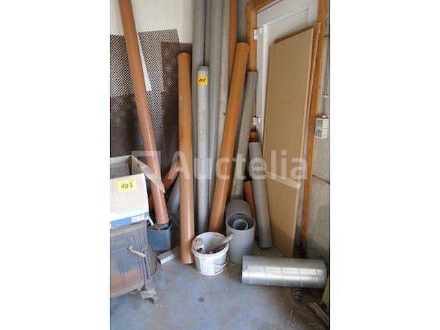 Partij pvc afvoerbuizen - afbeelding 1 van  3