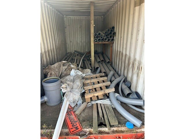 Partij pvc buizen en koppelstukken (inhoud van 2 zeecontainers) (27) - afbeelding 4 van  11