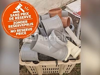 Partij pvc buizen