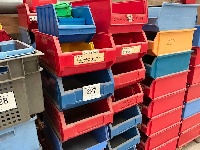 Partij pvc opbergbakken - afbeelding 4 van  9