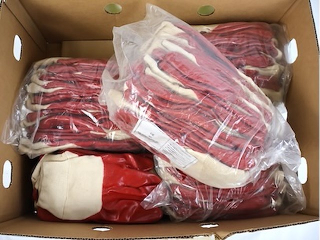 Partij pvc werkhandschoenen - afbeelding 3 van  5