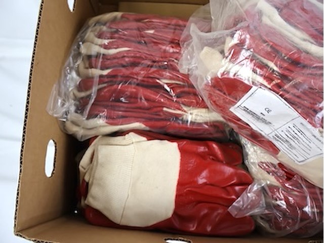 Partij pvc werkhandschoenen - afbeelding 4 van  5