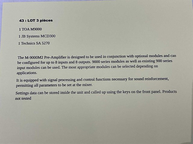 Partij receivers & versterkers - afbeelding 3 van  3