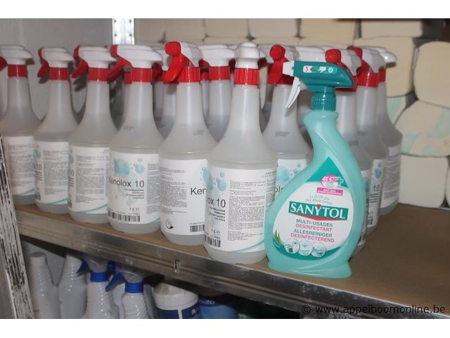 Partij reinigingsproducten, diverse merken waaronder kenolox, sanytol, alphades, novatio, floreal fresh, boma - afbeelding 2 van  4