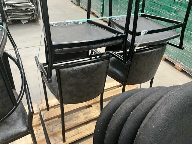 Partij restaurantstoelen met armleuning - afbeelding 4 van  5