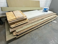 Partij restpartij plaatmateriaal, parket en isolatie (mdf, osb, gips, eikenparket) - afbeelding 5 van  6