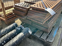 Partij retro stalen roostervloer - afbeelding 2 van  3