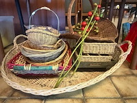 Partij rieten manden - afbeelding 1 van  3