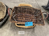 Partij rieten mandjes - afbeelding 3 van  4