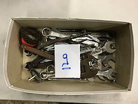 Partij ring-en steeksleutels - afbeelding 1 van  1