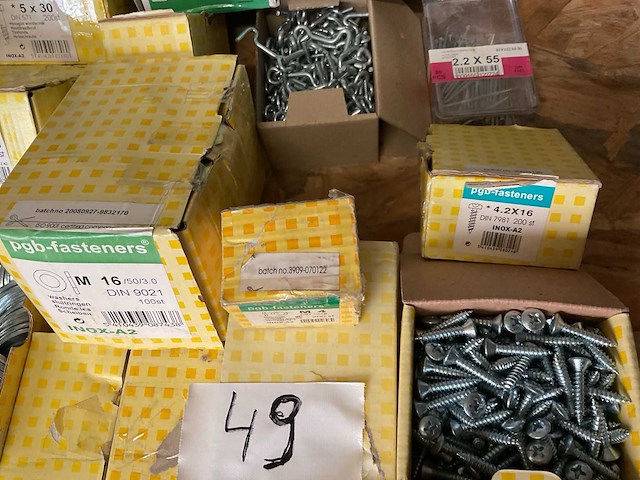 Partij ringen houtbouten schroeven - afbeelding 4 van  8