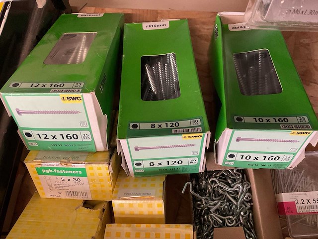 Partij ringen houtbouten schroeven - afbeelding 6 van  8