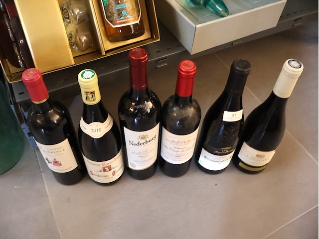 Partij rode wijnen (x6) - afbeelding 4 van  4