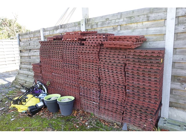 Partij rubberen tegels - afbeelding 1 van  3