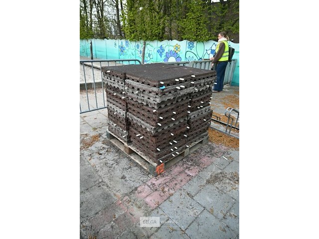 Partij rubberen valtegels - afbeelding 1 van  5