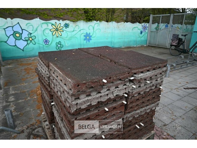 Partij rubberen valtegels - afbeelding 5 van  5