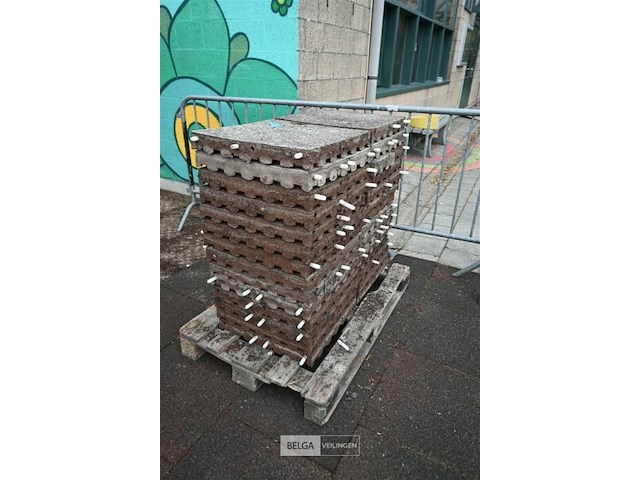 Partij rubberen valtegels - afbeelding 2 van  4