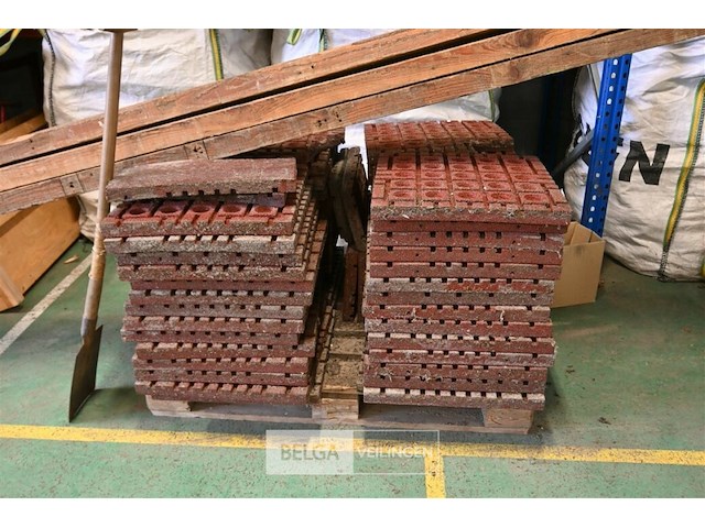 Partij rubberen valtegels - afbeelding 2 van  5