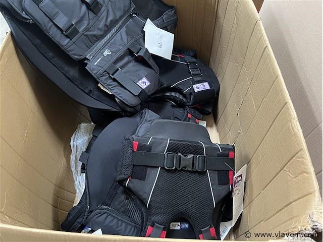 Partij rugbeschermers voor kinderen - afbeelding 1 van  3