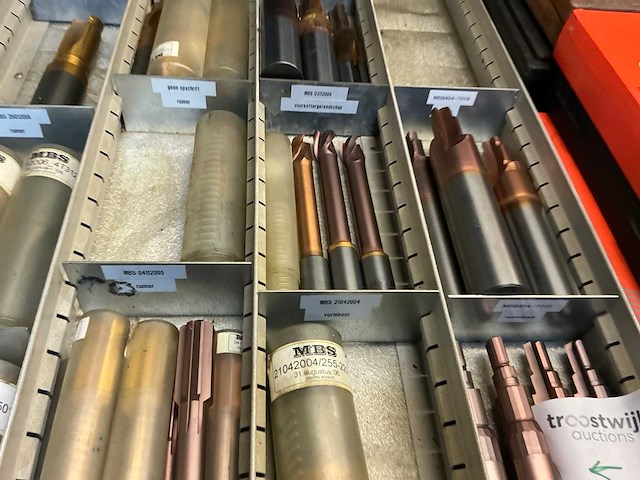 Partij ruimers, kottergereedschappen en vormboren - afbeelding 3 van  9