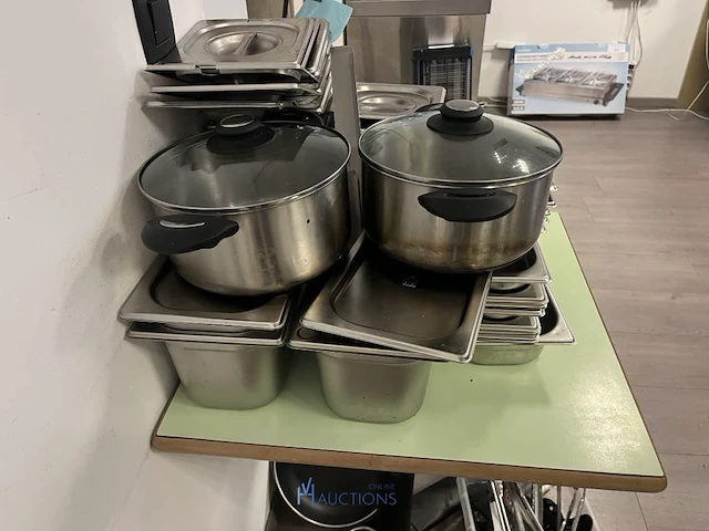 Partij rvs gastronormbakken en keukengerei - afbeelding 4 van  9