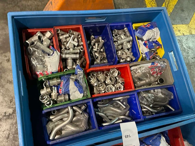 Partij rvs pijpfitting materiaal - afbeelding 3 van  7