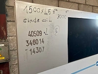 Partij rvs plaatmateriaal in rek - afbeelding 3 van  5