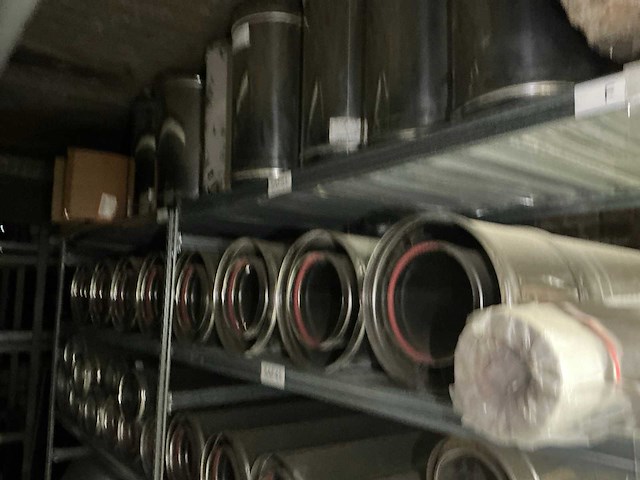 Partij rvs rookkanalen en accessoires - afbeelding 3 van  6