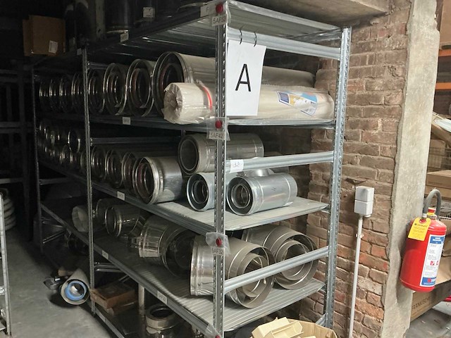 Partij rvs rookkanalen en accessoires - afbeelding 6 van  6