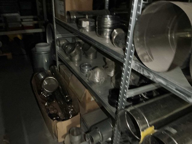 Partij rvs rookkanalen en accessoires - afbeelding 9 van  9