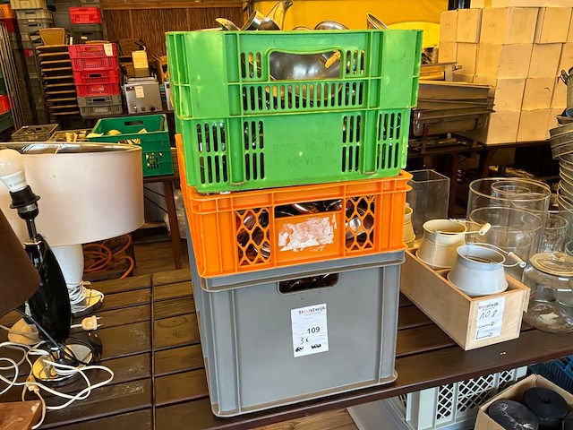 Partij rvs sauskannetjes - afbeelding 1 van  4