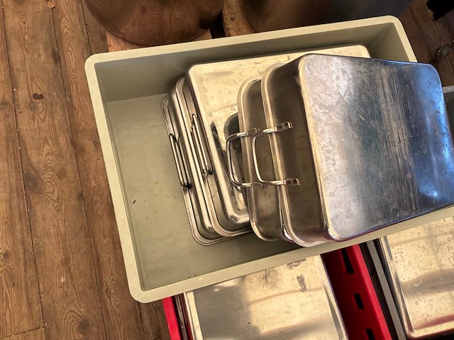 Partij rvs schalen - afbeelding 2 van  7