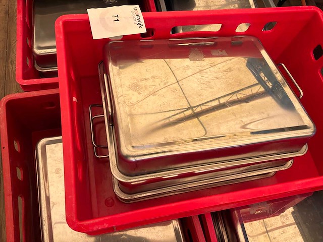 Partij rvs schalen - afbeelding 3 van  7